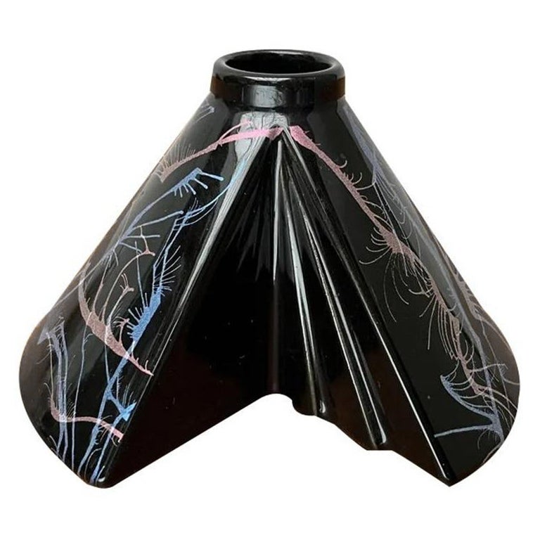 Postmodern West German Pottery Vase from Steuler, 1980s