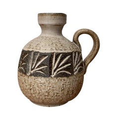 Karaffenvase aus dänischer Studio Pottery aus der Jahrhundertmitte von Løvemose, 1960er Jahre