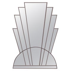 Apollo Art Deco Wall Mirror in Antique