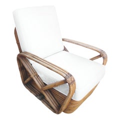 Paul T. Frankl 3-Strand Square Pretzel Round-Back Lounge Chair (unrestored)