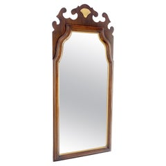 Crown of Light Decor Decorated Wall Mirror en noyer clair doré MINT