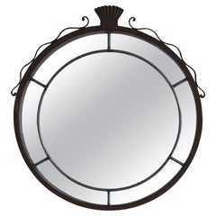 Espejo vintage de hierro forjado