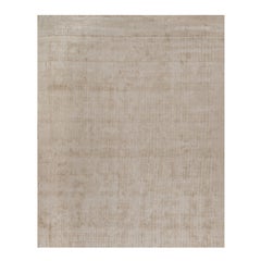 Tapis moderne beige uni de Rug & Kilim