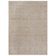Alfombra moderna Rug & Kilim en beige sólido