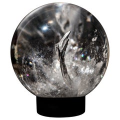 High-Grade Natural Quartz Sphere