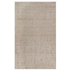 Tapis moderne beige uni de Rug & Kilim
