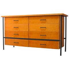 Vintage Don Knorr Birch and Iron Dresser for Vista of California, 1950s
