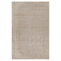 Tapis moderne beige uni de Rug & Kilim