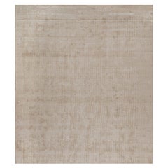 Moderner Teppich von Rug & Kilim in massivem Beige