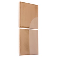 Tiles Door Cream Ceramic Decorative Wall Lamp by Violaine d'Harcourt