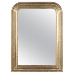 Miroir français en bois doré Louis Philippe