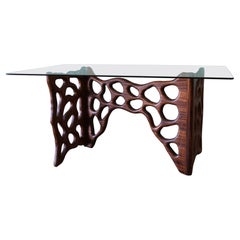 1960s Studio Craft Z-Base Dining Table / Desk After Gino Russo