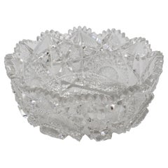 c. 1890 American Brilliant Period Cut Glass Bowl