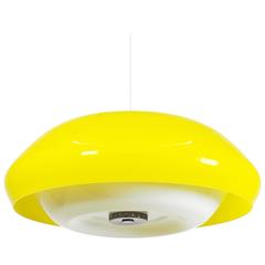 Dual Glass Pendant by Vistosi, Italy, 1960s