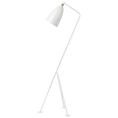 Greta Magnusson Grossman 'Grasshopper' Floor Lamp in Glossy White for GUBI