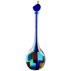 Murano Decanter 1960s, Marked with Artist Signature
