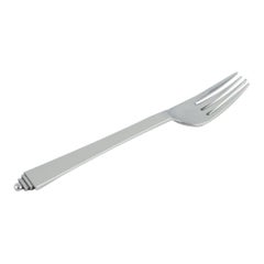 Pirámide Georg Jensen. Tenedor de plata de ley.  Hallmarked: 1933-1944.