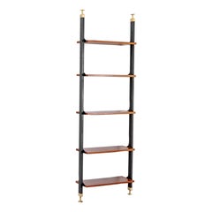 20. Jahrhundert, Italienische Produktion Wand Holz Bücherregal 60s