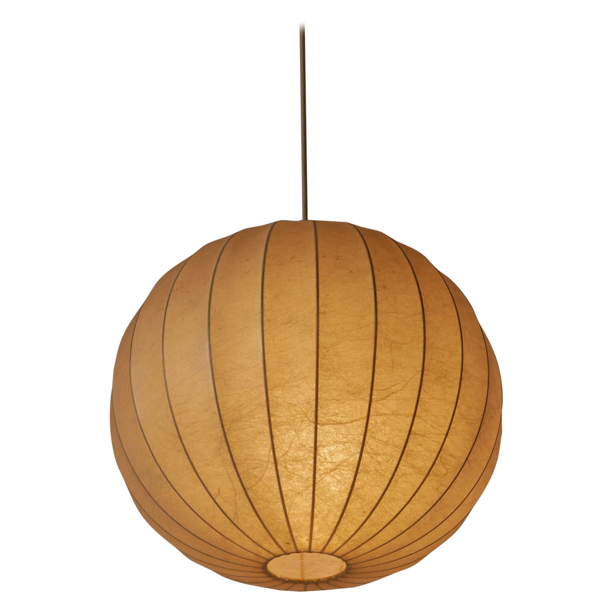 Mid-Century Modern Goldkant Cocoon Pendant Lamp or Hanging Light Germany 1960s