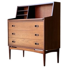 Mid-Century Secretary Desk by Hovmand Olsen for Mogens Kold