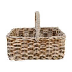 French wicker xl basket
