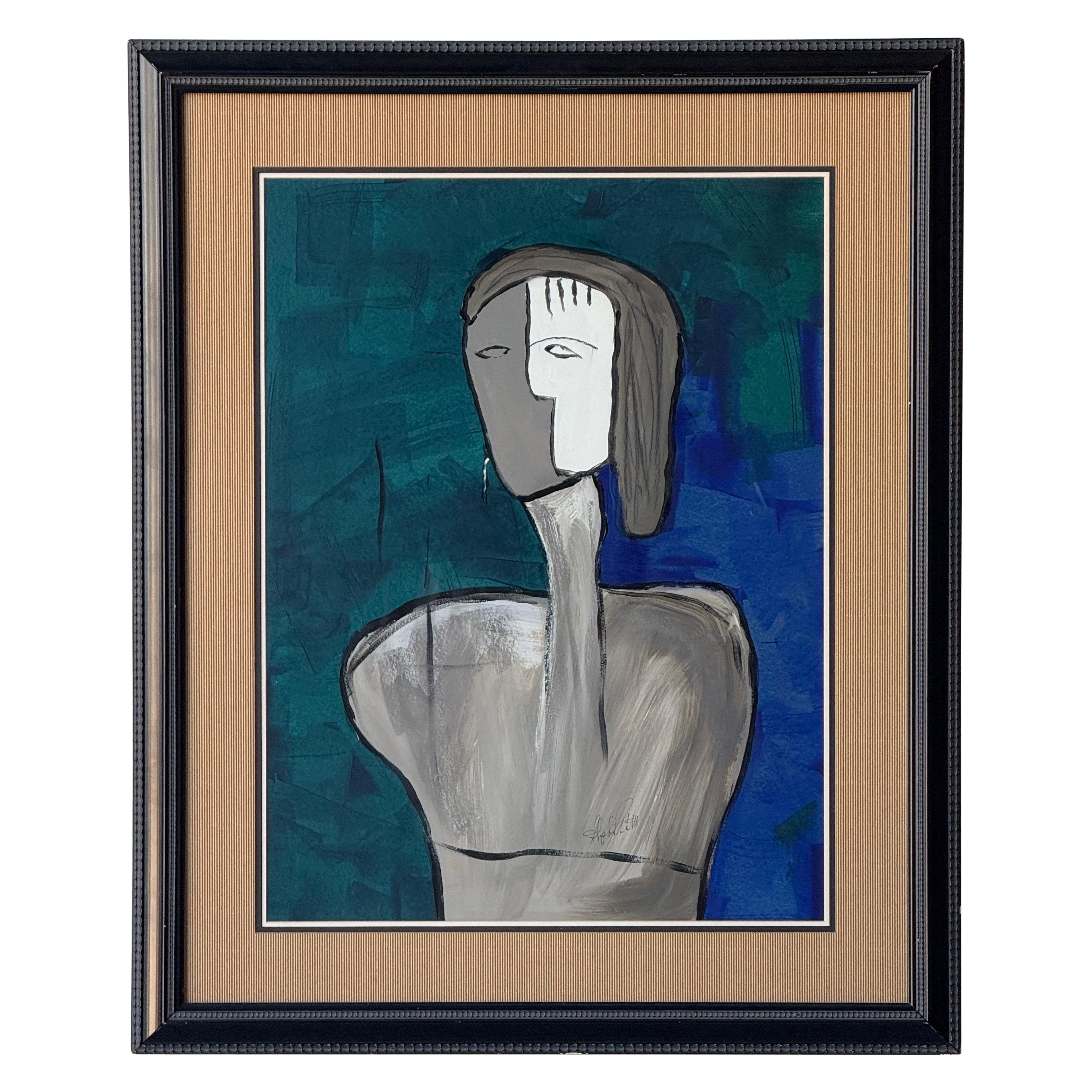 Large Modernist Portrait