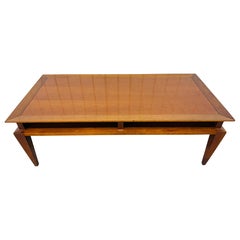 Mid-Century Modern Cherry Wood Coffee Table