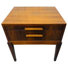 Mid-Century Modern Elegette Walnut Nightstand