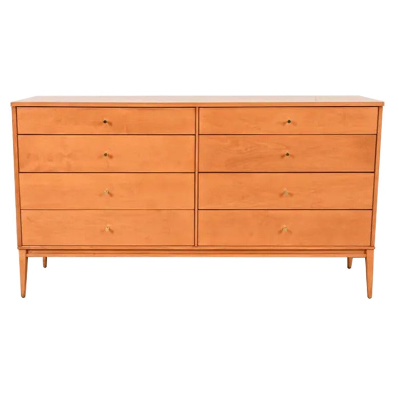 Paul McCobb Planner Group Mid-Century Modern Solid Birch Dresser, Refinished