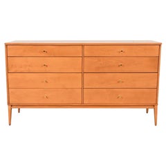 Paul McCobb Planner Group Mid-Century Modern Solid Birch Dresser, Refinished