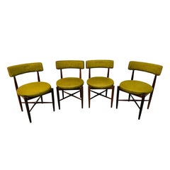Dänische moderne Esszimmerstühle aus der Mitte des Jahrhunderts – 4er-Set