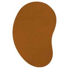 Tapis Residue ocre foncé