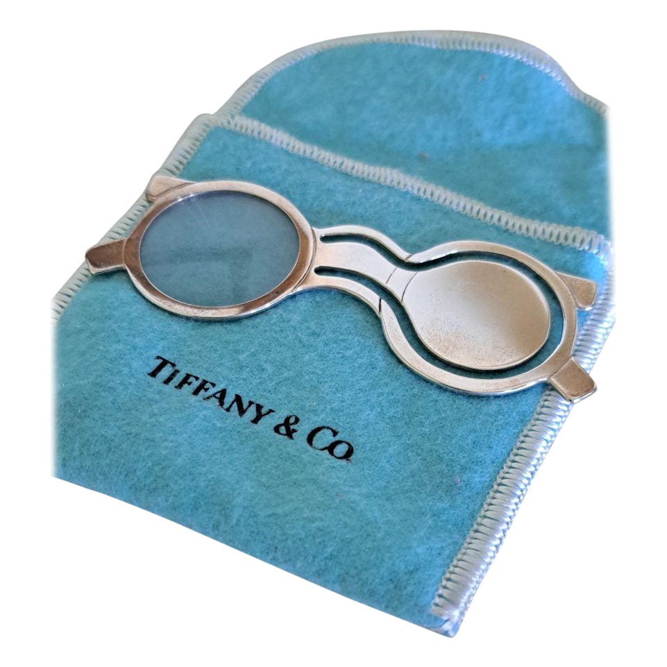TIFFANY  Sterling Silver Novelty Bookmark & Magnifier