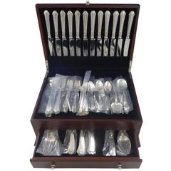 Shamrock V by Gorham Sterling Silver Flatware Dinner Service Set 100 Pieces