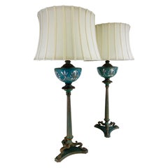 Metà. Lampade d'epoca in stile neoclassico elegante/coppia