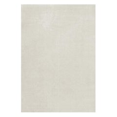 Classic Solid Wool Rug Bone Whit