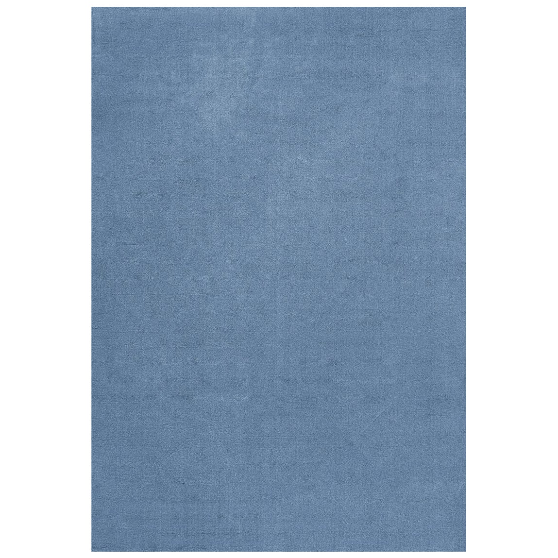 Classic Solid Wool Rug Cornflower Blue
