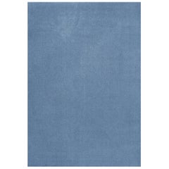 Classic Solid Wool Rug Cornflower Blue