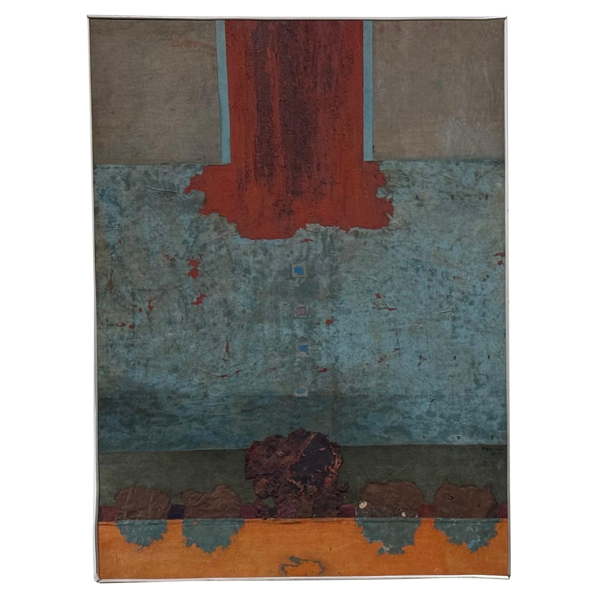 Leo Manso - Arte astratta del Medioevo - Composizione di collage a tecnica mista
