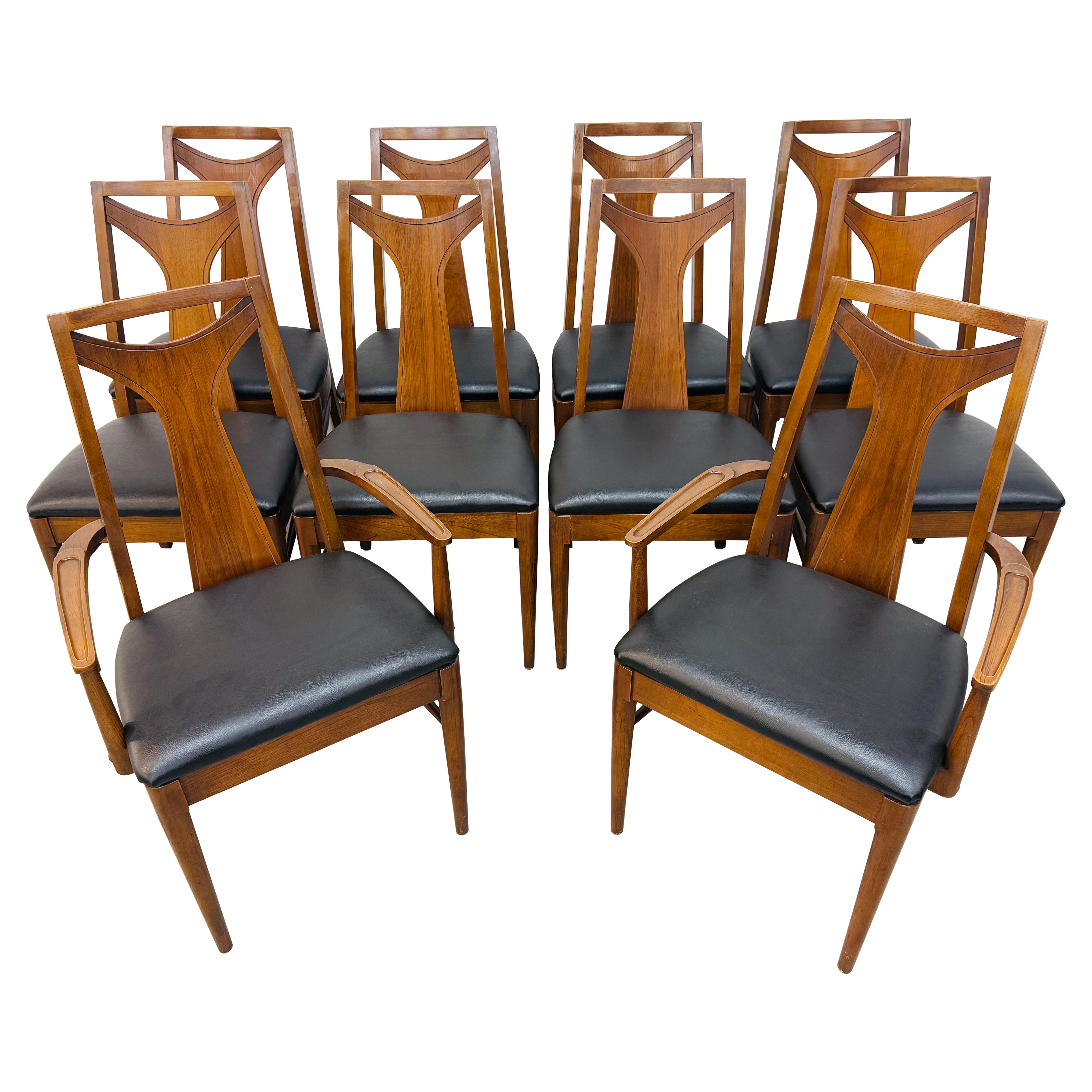 Sedie da pranzo in legno di noce Kent Coffey Perspecta - Set di 10