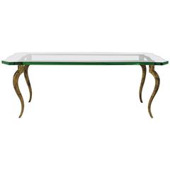 Vintage Coffee Table Designed by Maison Ramsay, 1940