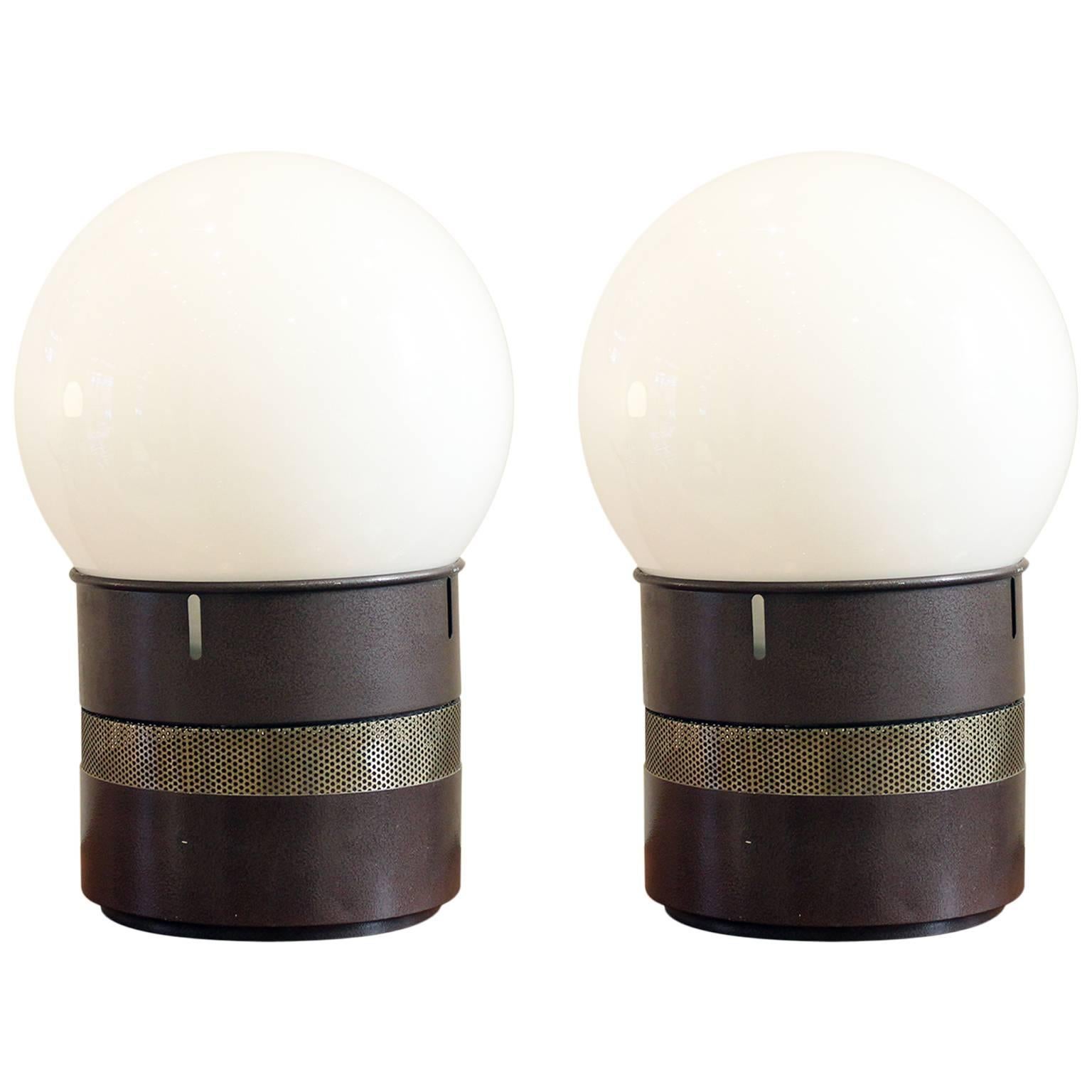 Pair of Table Lamps Designed by Gae Aulenti, 1968