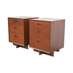 Frank Lloyd Wright for Heritage Henredon Taliesin Bedside Chests, Refinished