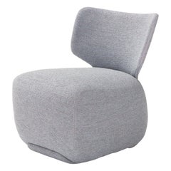 Contemporary Lounge Chair 'NOA' Hellblau, Ortisei col.15