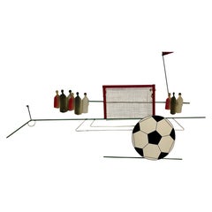 Curtis Jere Pop Art  1987 Soccer Ball Wall Sculpture