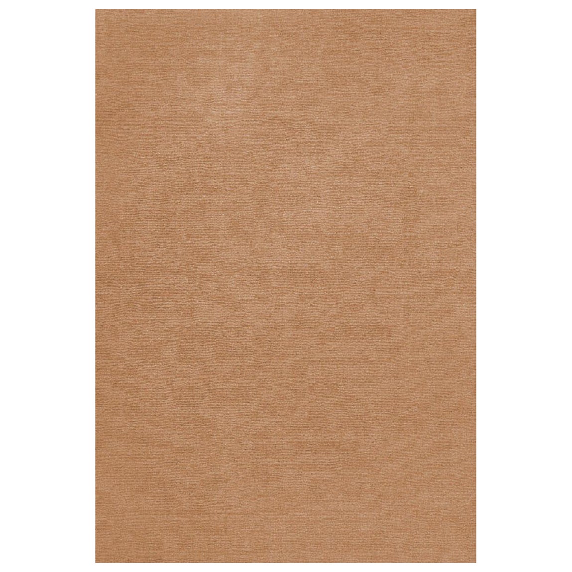 Classic Solid Wool Rug Caramel