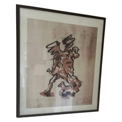 Jacques Lipchitz - Sacrificio di Isacco Litografia incorniciata - firmata/numerata
