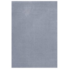 Classic Solid Wool Rug Sky Blue