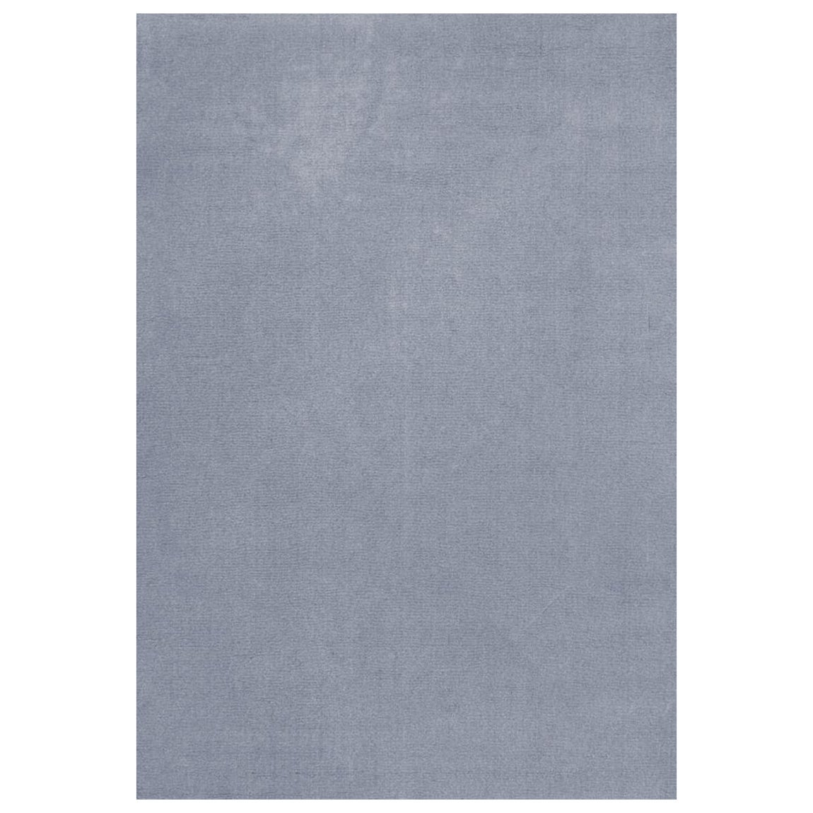 Tappeto Classico in Lana Solida Blu Cielo