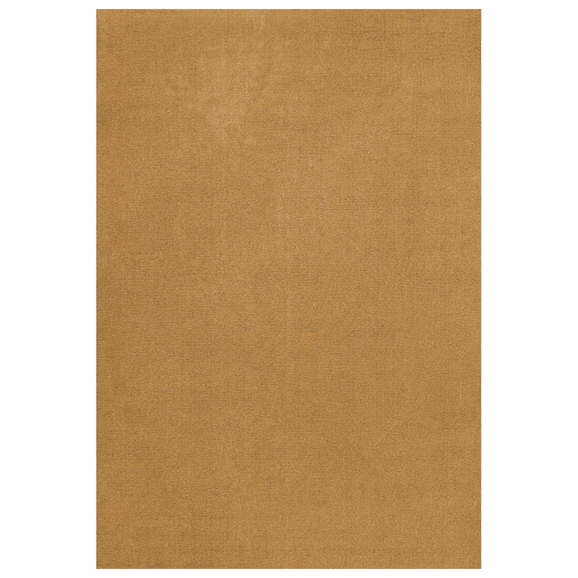 Classic Solid Wool Rug Ochre